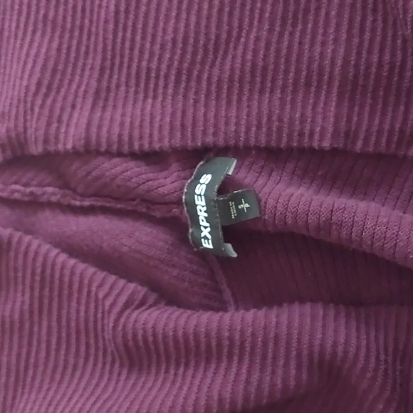 Express Textured Drop Shoulder Open Cover-up - Picture 14 of 14